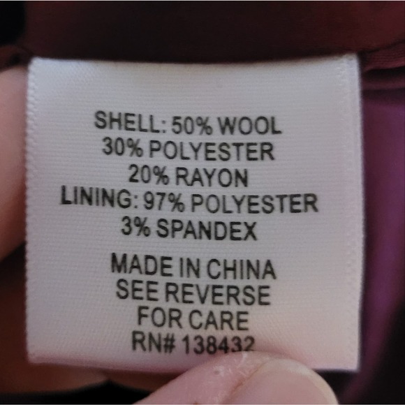 Modcloth Burgundy Red Wool Pocketed Mini Skirt - Picture 10 of 12